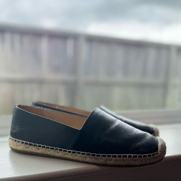 Coach Women’s Carley Perforated Logo Espadrille Flats size 9 - Picture 4 of 16